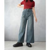 ダブルボタン ワイド デニム パンツ | SHUSHU | 詳細画像12 