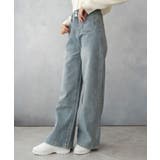 ダブルボタン ワイド デニム パンツ | SHUSHU | 詳細画像6 