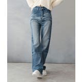 ブルー | レトロ ヴィンテージライク デニムパンツ | SHUSHU