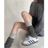 レッグウォーマー ソックス 配色靴下 | SHUSHU | 詳細画像1 