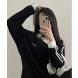 ポロ襟 ライン入り ワッフル カットソー | SHUSHU | 詳細画像5 