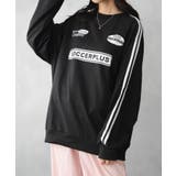 ゆるっとした シルエット ライン切り替え スエット トレーナー | SHUSHU | 詳細画像1 