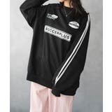 ゆるっとした シルエット ライン切り替え スエット トレーナー | SHUSHU | 詳細画像4 