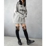 ゆるっとした シルエット ライン切り替え スエット トレーナー | SHUSHU | 詳細画像16 