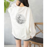 フルムーン バックプリント スエット 長袖  | SHUSHU | 詳細画像5 