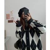 アーガイル柄 ニット カーディガン | SHUSHU | 詳細画像5 