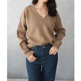 Vネックニット | SHUSHU | 詳細画像3 