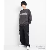 裏起毛ぼかしアーチロゴトレーナー スウェット 長袖 | 子ども服 SHUSHU | 詳細画像4 