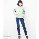 袖メッシュ切り替えロングTシャツ トップス ロンT | 子ども服 SHUSHU | 詳細画像10