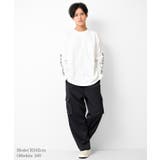 袖ロゴプリントロングTシャツ トップス 長袖 | 子ども服 SHUSHU | 詳細画像2 