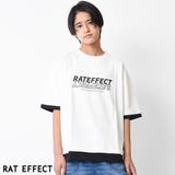 オフホワイト | レイヤード風プリントTシャツ トップス カットソー | 子ども服 SHUSHU