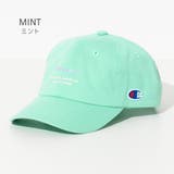ミント | Champion キッズカラーロゴプリントツイルキャップ 帽子 | 子ども服 SHUSHU