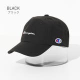 ブラック | Champion キッズタイプライターキャップ 帽子 | 子ども服 SHUSHU