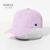 パープル | Champion キッズタイプライターキャップ 帽子 | 子ども服 SHUSHU