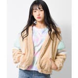 ライトベージュ | フーディーファージャケット ブルゾン アウター | 子ども服 SHUSHU