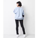 裏起毛サイドラインロゴレギパン パンツ ボトムス | 子ども服 SHUSHU | 詳細画像8 