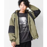 カーキ | 中綿切替ジャケット アウター あったか | 子ども服 SHUSHU