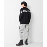 裏起毛ラインロゴスウェットパンツ ボトムス ストレッチ | 子ども服 SHUSHU | 詳細画像5 