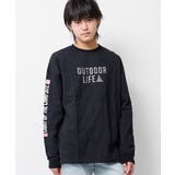 ブラック | RAT OUTDOOR LIFEロングTシャツ | 子ども服 SHUSHU
