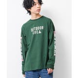 ダークグリーン | RAT OUTDOOR LIFEロングTシャツ | 子ども服 SHUSHU