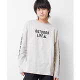 ライトグレー | RAT OUTDOOR LIFEロングTシャツ | 子ども服 SHUSHU