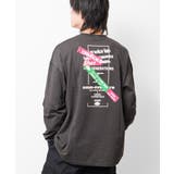 チャコール | RAT OVERTUREロングTシャツ トップス | 子ども服 SHUSHU