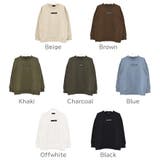 裏起毛バックプリントビッグトレーナー スウェット 長袖 | 子ども服 SHUSHU | 詳細画像13 