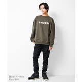 裏起毛バックサークルロゴトレーナー スウェット トップス | 子ども服 SHUSHU | 詳細画像9 