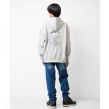 裏起毛ヤマ系刺繍プリントフーディー パーカー スウェット | 子ども服 SHUSHU | 詳細画像10 