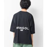 ブラック | KANGOL 別注バックロゴスーパービッグTシャツ トップス | 子ども服 SHUSHU