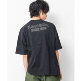 ブラック | KANGOL 別注刺繍ワークビッグTシャツ トップス | 子ども服 SHUSHU