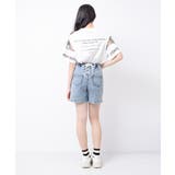 バックレースアップデニムショートパンツ ボトムス 半ズボン | 子ども服 SHUSHU | 詳細画像5