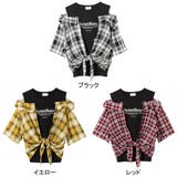 シャツフェイクレイヤード肩明きTシャツ トップス 半袖 | 子ども服 SHUSHU | 詳細画像8