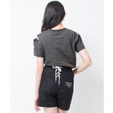 REJOICEロゴ肩あきTシャツ トップス 半袖 | 子ども服 SHUSHU | 詳細画像5