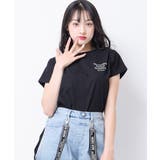 バックプリントフレンチスリーブTシャツ トップス 半袖 | 子ども服 SHUSHU | 詳細画像2 