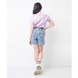 バックプリントフレンチスリーブTシャツ トップス 半袖 | 子ども服 SHUSHU | 詳細画像7 