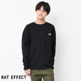 ブラック | ポケット刺繍ロングTシャツ トップス 長袖 | 子ども服 SHUSHU