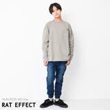 ポケット刺繍ロングTシャツ トップス 長袖 | 子ども服 SHUSHU | 詳細画像2