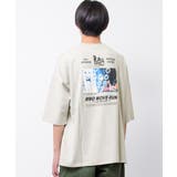 グレイッシュベージュ | RAT MOVE RUNスーパービッグTシャツ | 子ども服 SHUSHU