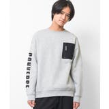 杢グレー | CONVERSE 別注裏起毛MA 1トレーナー | 子ども服 SHUSHU