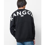ブラック | KANGOL 別注裏起毛バックプリントトレーナー スウェット | 子ども服 SHUSHU