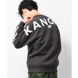 チャコール | KANGOL 別注裏起毛バックプリントトレーナー スウェット | 子ども服 SHUSHU