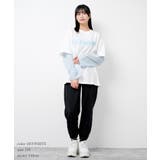 フェイクレイヤードボーダーロングTシャツ トップス ロンT | 子ども服 SHUSHU | 詳細画像2 