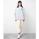 ビッグボーダーハーフスリーブTシャツ トップス ロンT | 子ども服 SHUSHU | 詳細画像2 