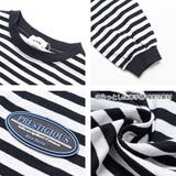 袖リブボーダーロングTシャツ トップス ロンT | 子ども服 SHUSHU | 詳細画像6 