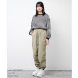 袖リブボーダーロングTシャツ トップス ロンT | 子ども服 SHUSHU | 詳細画像2 