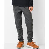 チャコール | 裏フリーススリムストレートパンツ ボトムス 長ズボン | 子ども服 SHUSHU