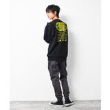 裏起毛アースロゴバックプリントトレーナー スウェット トップス | 子ども服 SHUSHU | 詳細画像7