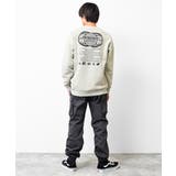 裏起毛アースロゴバックプリントトレーナー スウェット トップス | 子ども服 SHUSHU | 詳細画像9