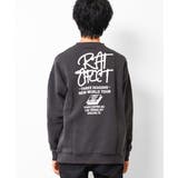 チャコール | 裏起毛ストリートロゴバックプリントトレーナー スウェット トップス | 子ども服 SHUSHU